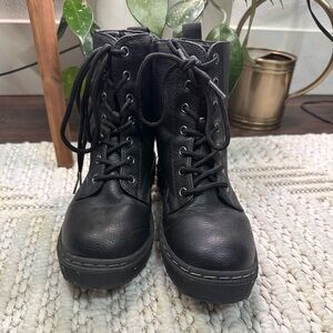 Sincerely Jules Black Combat Boots